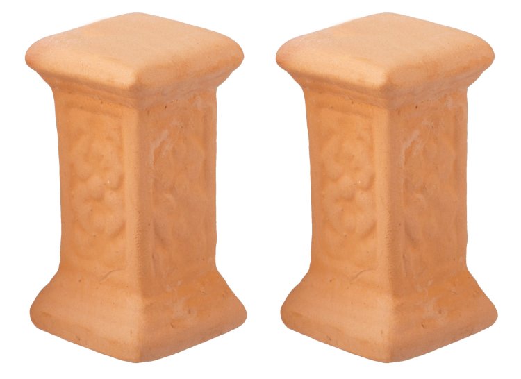 (image for) Terra Cotta Pedestal 2pc