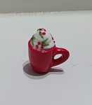 (image for) Christmas Red Mug with Whipped Topping