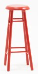 (image for) Tall Bar Stool - Red