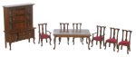 (image for) Walnut Dining Room Set - 8pc