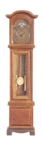 (image for) Working Quartz Grandfather Clock - Walnut