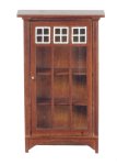 (image for) Double Door Bookcase - Walnut