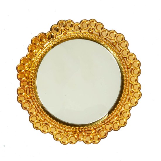 (image for) Round Wall Mirror - Gold