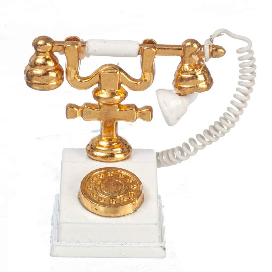 (image for) Old Fashioned White Telephone