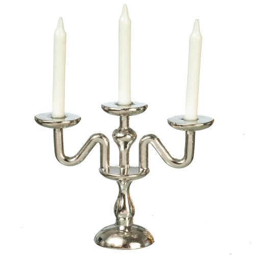 (image for) 3 Arm Candelabra - Silver