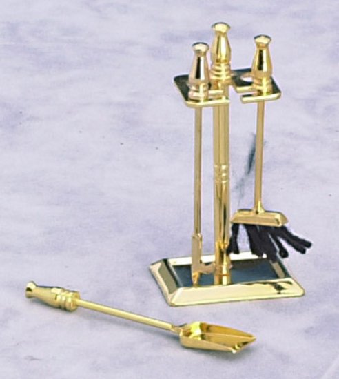 (image for) Fireplace Tools - Brass