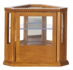 (image for) Corner Display Cabinet - Walnut