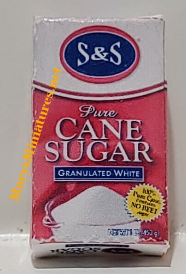 (image for) S&S Pure Cane Sugar Box