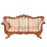 (image for) Empire Victorian Settee - Walnut