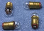 (image for) 12v Round Screw Base Bulbs 4pc