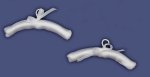 (image for) White Hangers 2pc