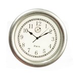 (image for) Small Silver Wall Clock