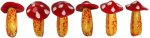 (image for) Mushrooms Red & White Speckled 6pc