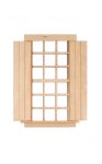 (image for) 9 over 9 Single Window w/ Shutters