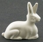 (image for) White Chocolate Bunny Laying