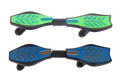 (image for) Caster Board Skate Board Blue/Green Assorted