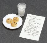 (image for) Note to Santa w/ Milk & Cookies