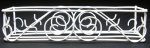 (image for) White Wrought Iron Scroll Window Box