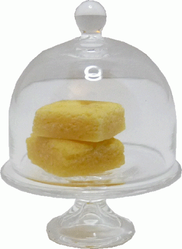 (image for) White Cheddar in Glass Dome Tray