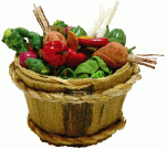 (image for) Bushel Basket of Vegetables