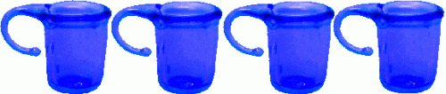 (image for) Set of 4 Blue Cups