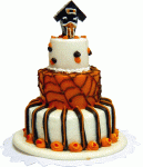 (image for) Happy Halloween 3 Tier Cake Spider's Hallow