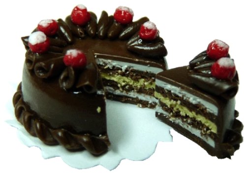 (image for) Sliced 3 Layer Chocolate Carmel Cake