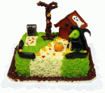 (image for) Tiny Witch Hideaway Sheet Cake