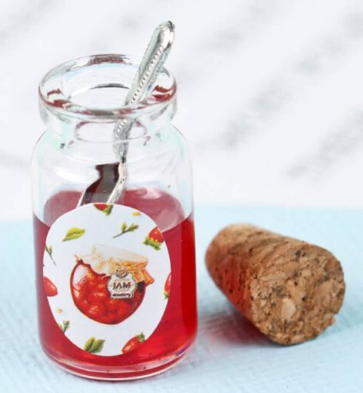 (image for) Large Jam Jar w/ Spoon