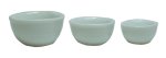 (image for) Ceramic White Bowl Set 3pc