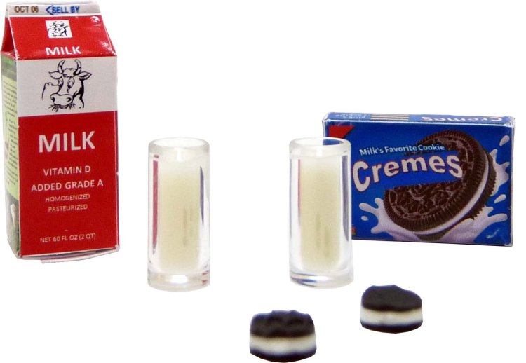 (image for) Milk and Oreo Cookies Snack