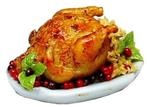 (image for) Roast Turkey w/ Stuffing on Platter