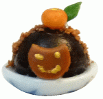 (image for) Halloween Mousse w/ Marzipan Accent