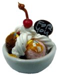 (image for) Heart Chocolate Sundae in Small Bowl