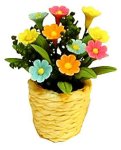 (image for) Pastel Flowers In Basket