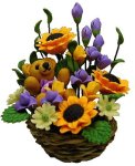 (image for) Teddy Bear Floral Arrangement