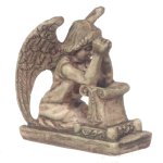 (image for) Praying Angel Garden Statue - Gray Ancient