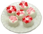 (image for) Valentine's Petit Fours on Plate