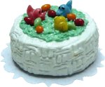 (image for) Easter Peeps Basket Cake