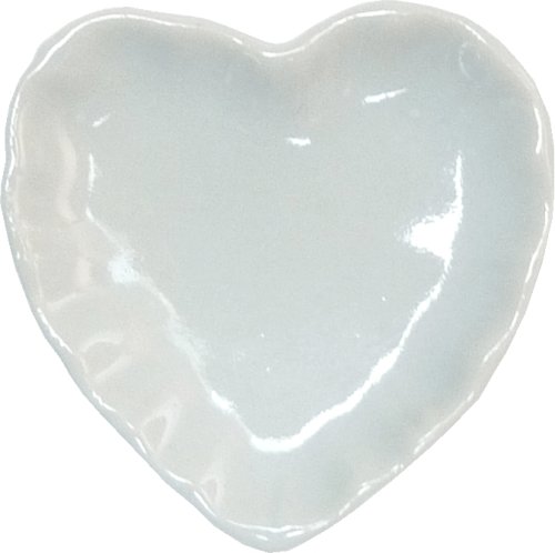 (image for) White Ceramic Heart Tray