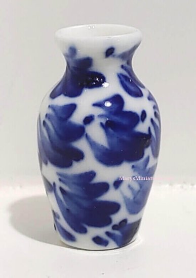 (image for) Blue & White Ceramic Ginger Jar Vase