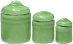 (image for) Avocado Canister Set w/ Lids