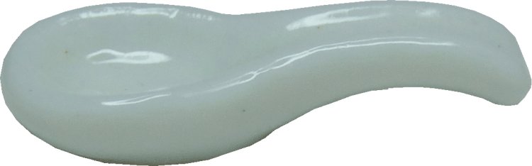 (image for) White Ceramic Spoon Rest