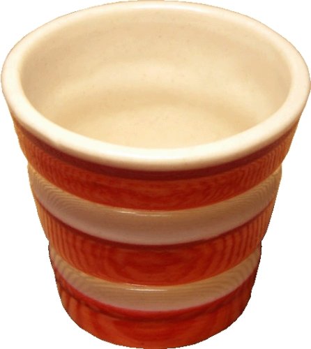 (image for) Red & White Striped Pot