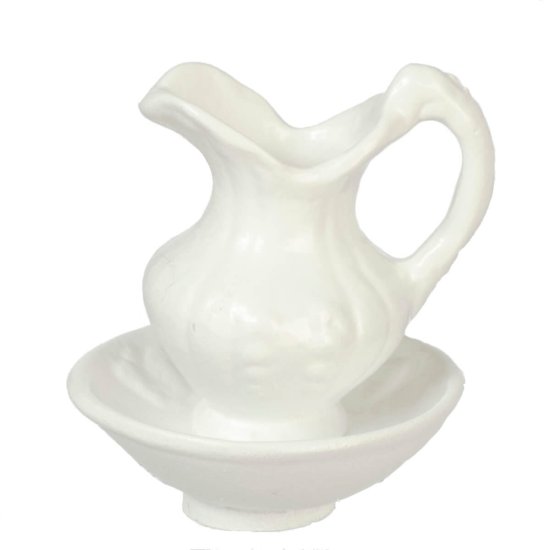 (image for) Pitcher & Bowl Set Dry Sink - White