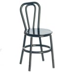 (image for) 1/2in Scale Black Cafe Dining Chair