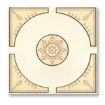 (image for) Creme Ceiling Mosaic Panel