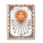 (image for) Sundial Picture Mosaic Tile Sheet