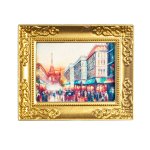 (image for) Paris Street Painting - Gold Frame