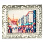 (image for) Paris Street Painting - Silver Frame